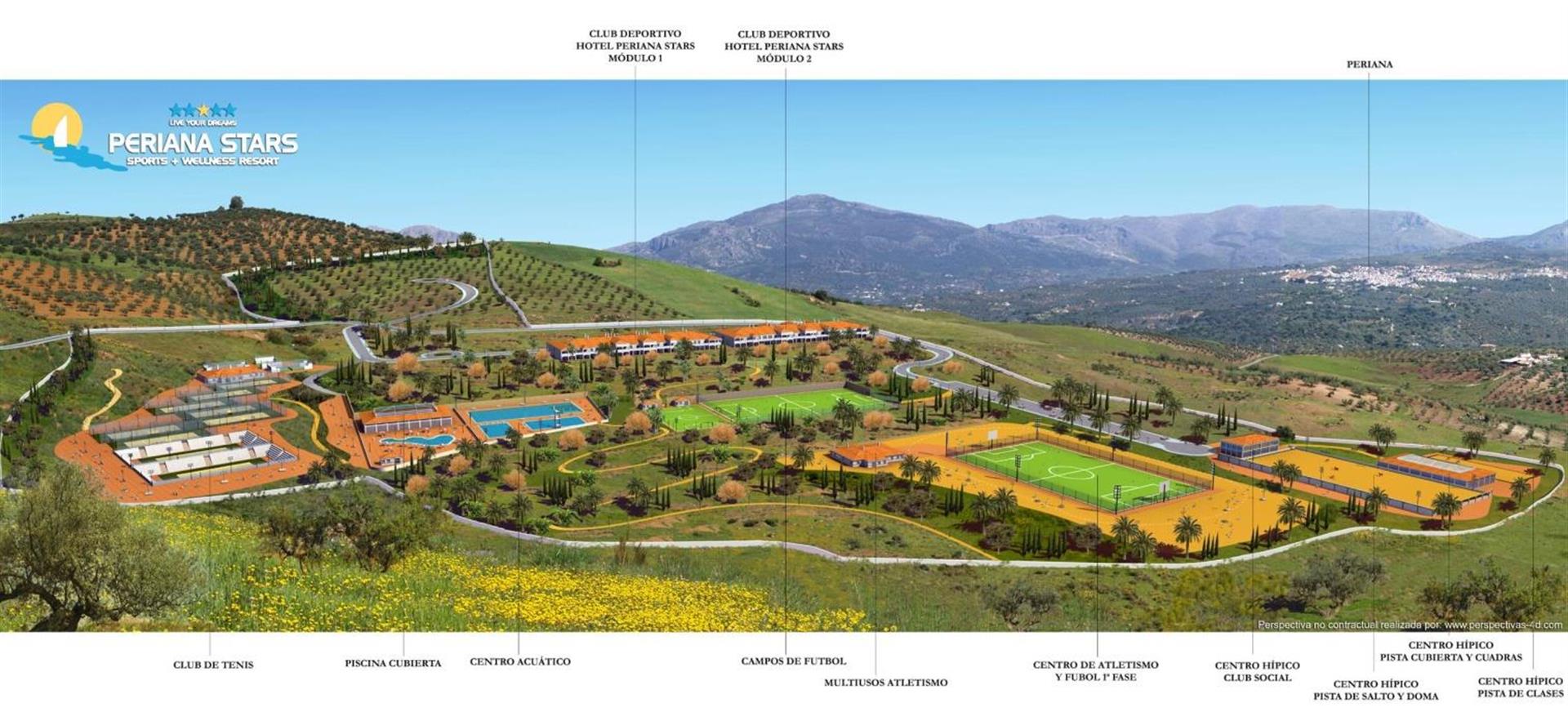 En venta: 43 acres (17.3 ha) de parcela con plan de destino: Deportes y Recreación