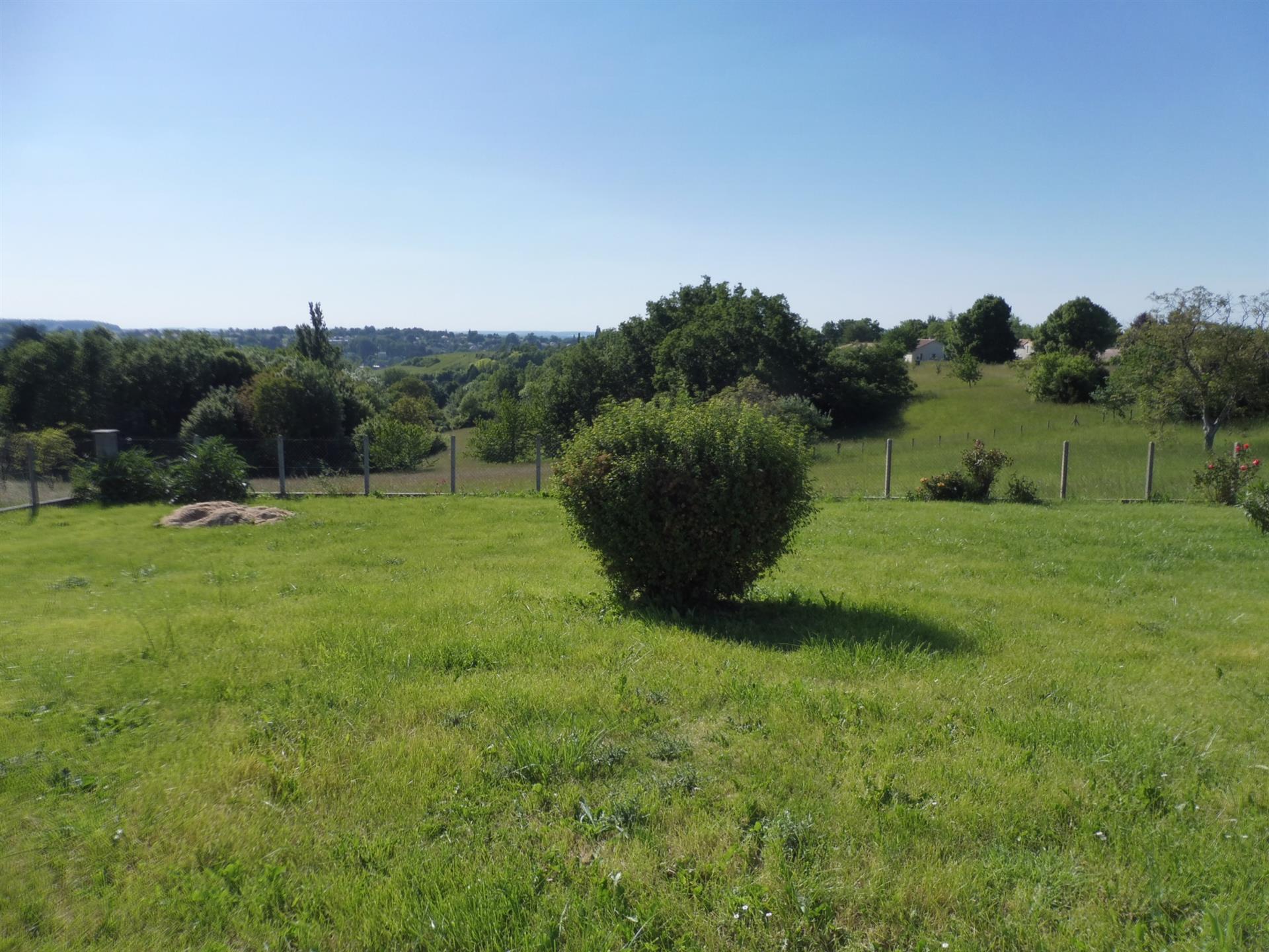On the heights of Riberac Very beautiful view
