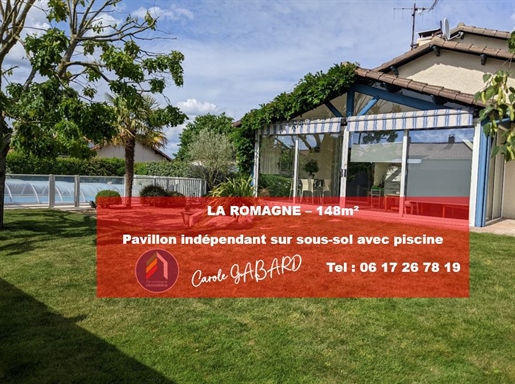 La Romagna - Independent pavilion on basement with swimming pool - 148m2