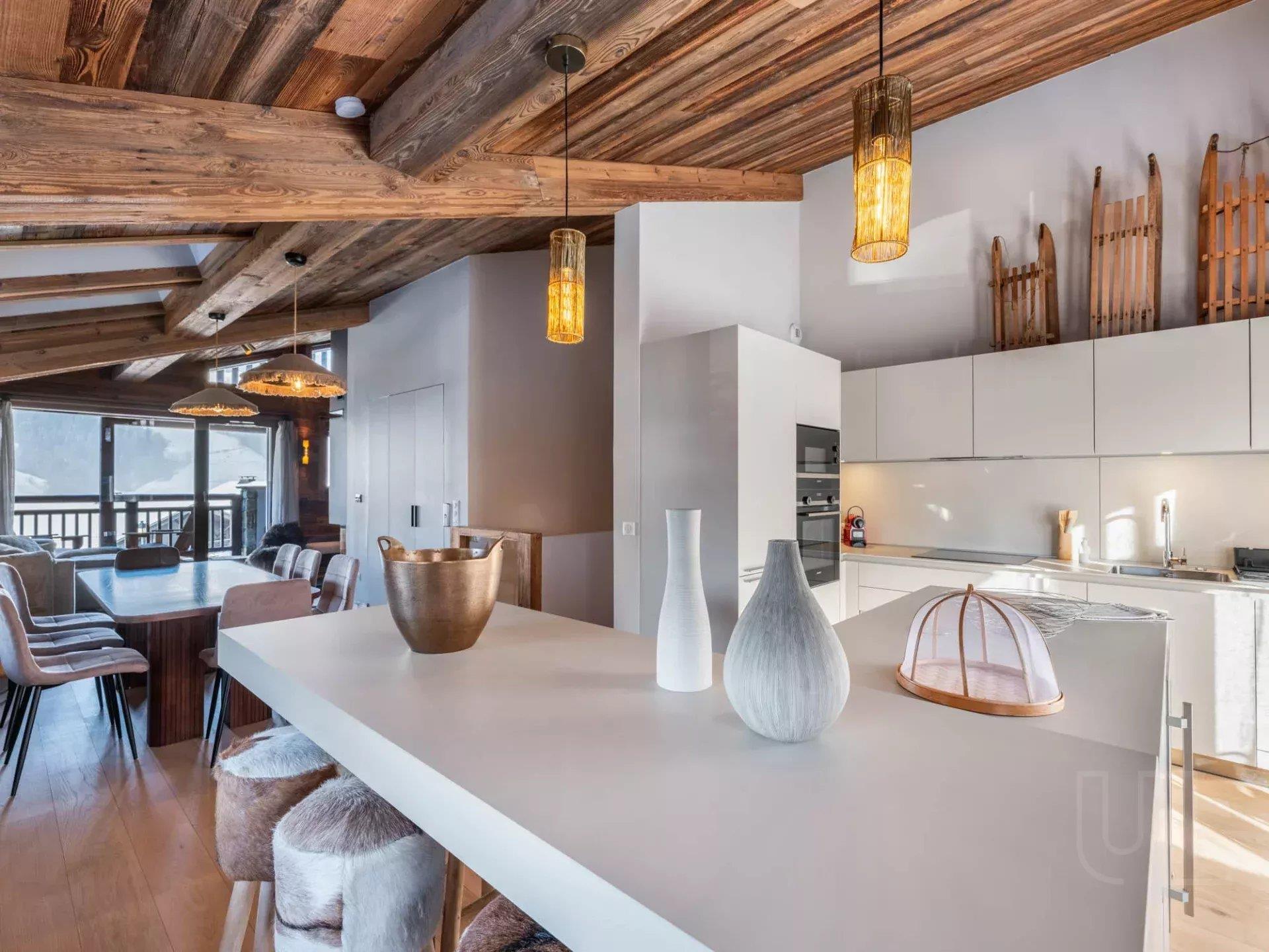 Half Chalet - 5 Bedrooms - Rochebrune