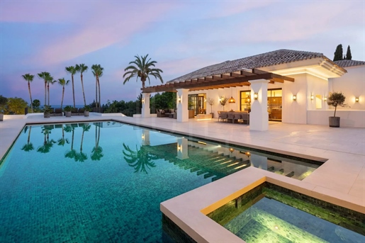 Luxuriöse moderne Villa mit privater Parklandschaft zum Verkauf in Rocio de Nagueles, Goldene Meile