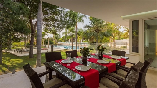 Impressive Mediterranean villa with a sizeable plot for sale in Hacienda las Chapas, Marbella East