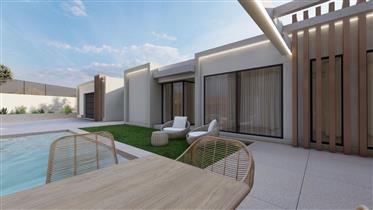 Mooi 3 slaapkamer modern huis project met zwembad in fortuna