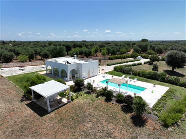 Ostuni - elegant structure surrounded by greenery