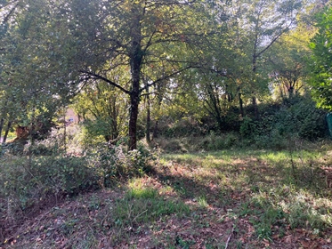 Wooded building plot of 1802 m2.