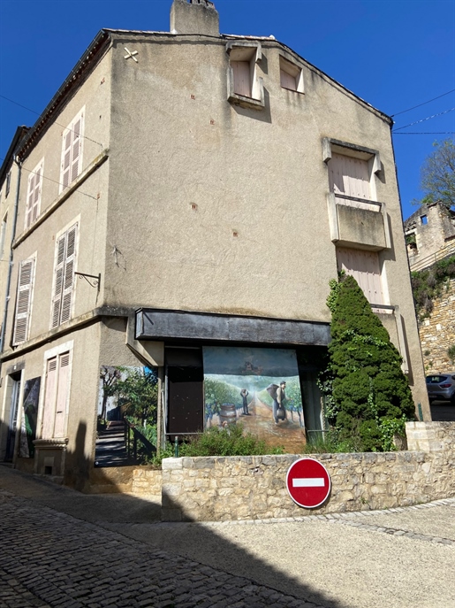 Investment Building Immeuble In Stone 215 M2 Including A Business Premesis Of 54 M2 With Underground