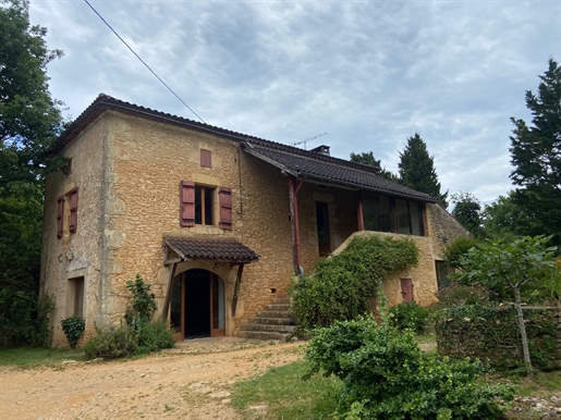 Superb Stone Property With Outbuildings On 1ha 91a 25ca Of Wooded Land. Lovely Location With No Neig