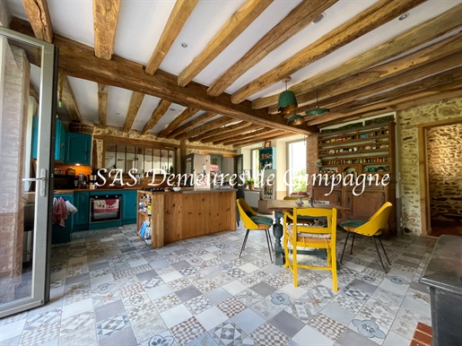 In a Sancerre village, volumes and brightness for this authentic 17th century house of approx. 165M2