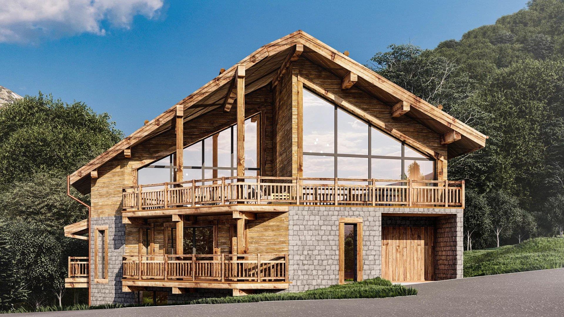 Mountain Chalet – Lot 08: Exceptional Project with Building Permit