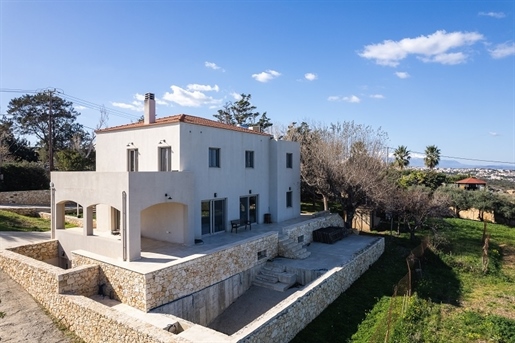 Geweldige villa met vrij uitzicht op zee in de buurt van Rethymnon