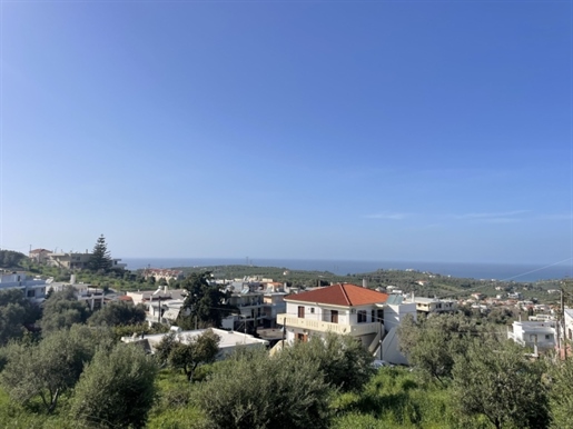 Terrain avec Vue Panoramique sur la Mer à Agia Paraskevi