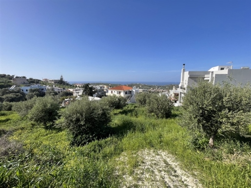Grundstück mit Panoramablick auf das Meer in Agia Paraskevi