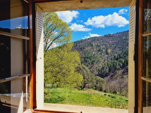 Farmhouse in the Cévennes has been extensively restored as an equestrian farm and has been renovate