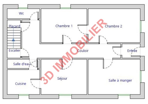 Champagnole (39300- Jura) downtown, for sale large house compose