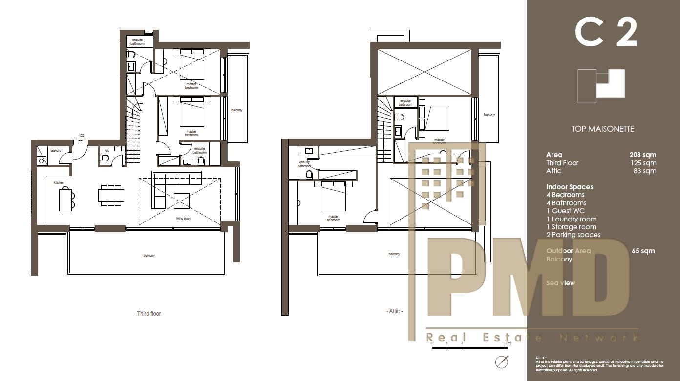 Penthouse for sale in Glyfada, Athens Riviera Greece