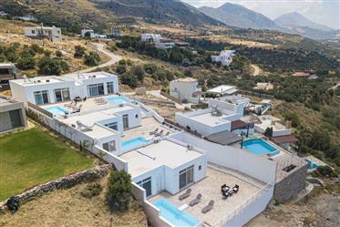 4 newly built villas in Mariou near Plakias