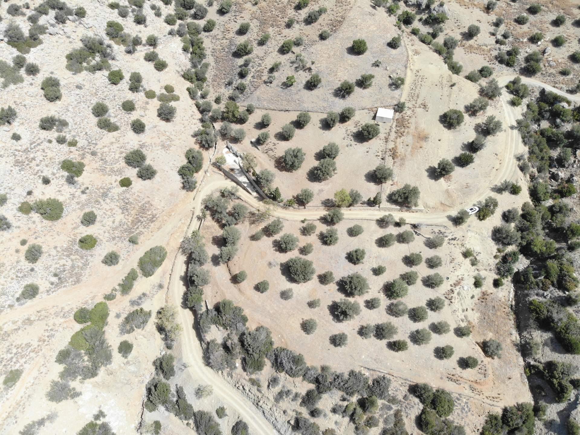 Seaside plot with building permit in Agios Pavlos (Prassonissi)