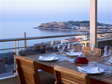 Luksusowe apartamenty i spa nad brzegiem morza w mieście Rethymno