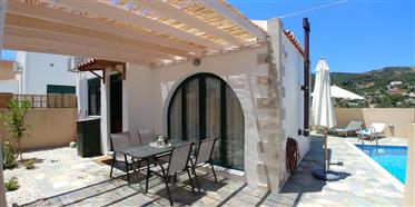Detached 2Bed 1Bath House with Private Pool in Small Complex for Sale in Kalidonia Platanias