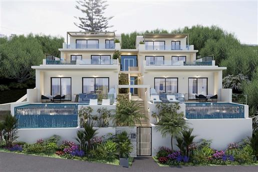 Modern luxe appartement met prachtig uitzicht op zee te koop in Kalives Apokoronas