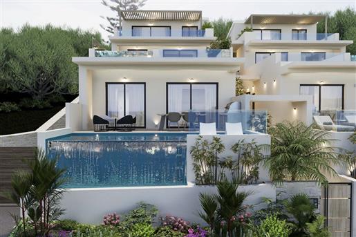 Appartement de luxe moderne avec vue exceptionnelle sur la mer à vendre à Kalives Apokoronas