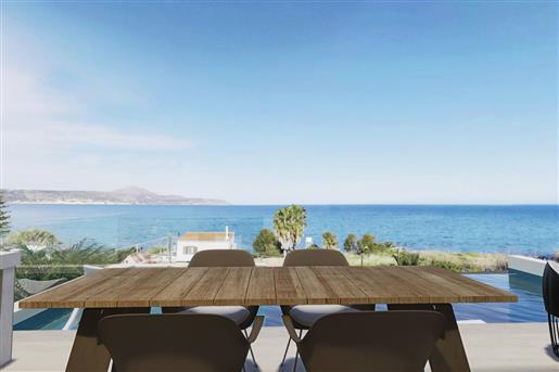 Modern luxe appartement met prachtig uitzicht op zee te koop in Kalives Apokoronas