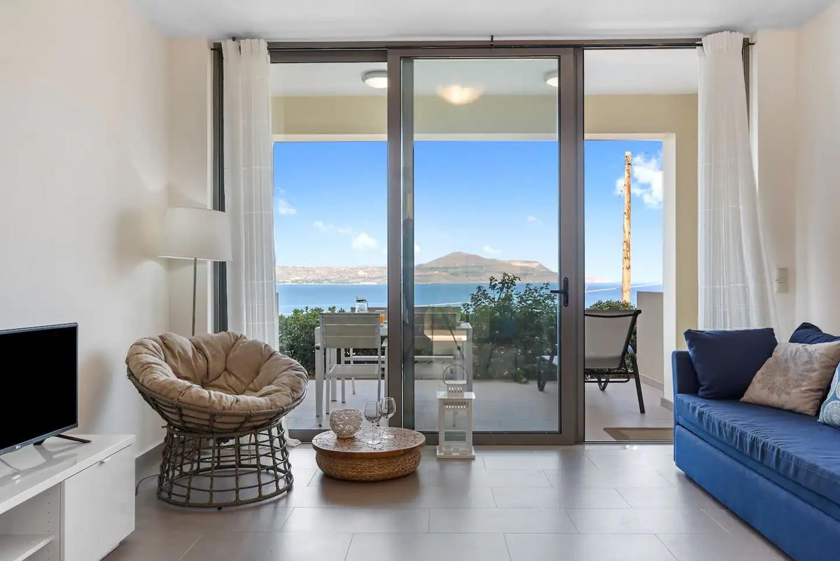 2Bed 2Bath Maisonette mit außergewöhnlichem Meerblick zum Verkauf in Almyrida Apokoronas