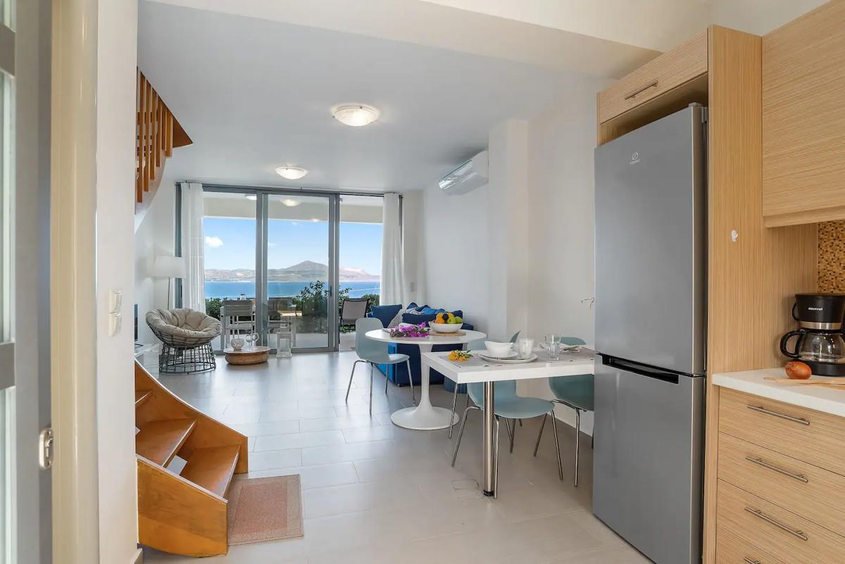 2Bed 2Bath Maisonette mit außergewöhnlichem Meerblick zum Verkauf in Almyrida Apokoronas