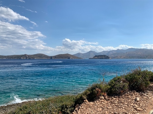 A seafront land plot for sale in Plaka Elounda