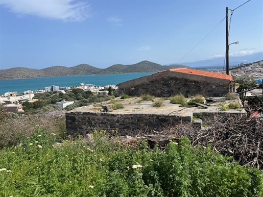 Plot for sale with sea view in Elounda