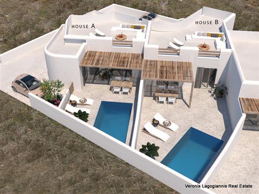 Kastraki Naxos/houses of 67 m2 
