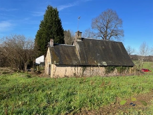 Exclusive to our agency. A beautiful stone cottage to renovate in a lovely quiet spot with land of 3