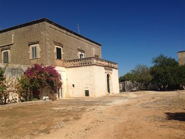Wonderful and impressive masseria with sea view and view of the city of Ostuni