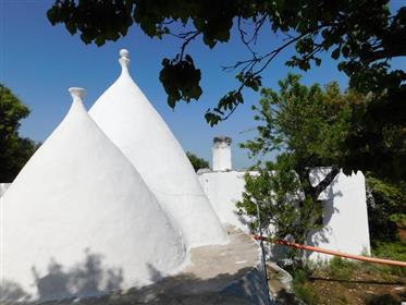 Complex of Trulli and Lamie for sale in its original state