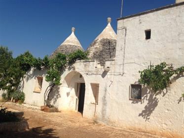 Large complex of trulli and ancient lamia tower