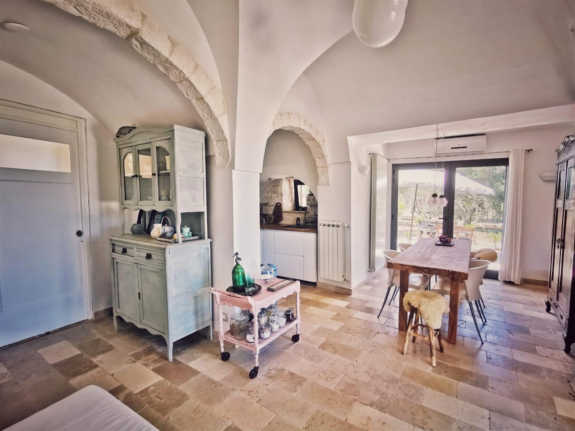 Beautiful complex of trullo and lamie for sale in Ostuni