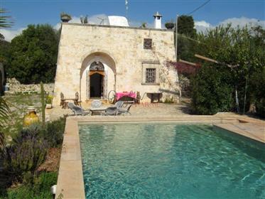 Beautiful stone farmhouse with swimming pool for sale