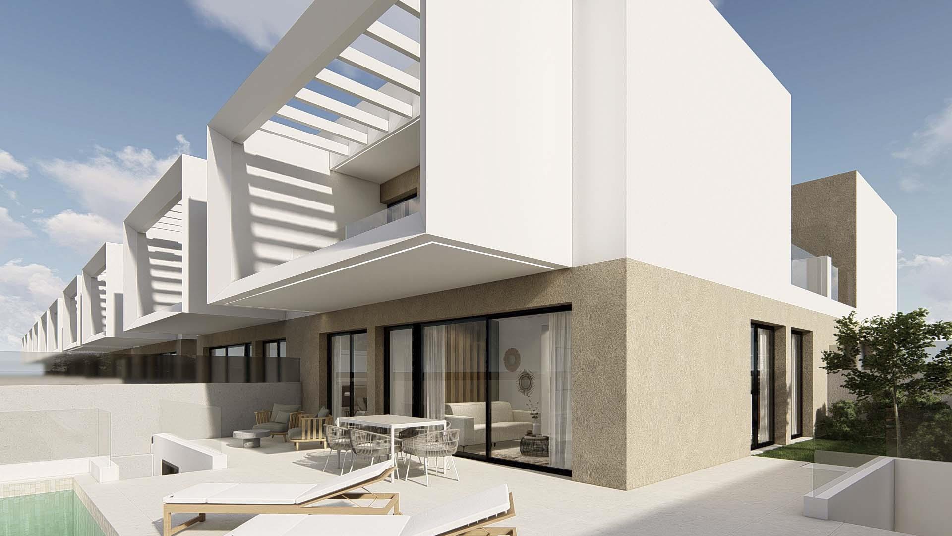 Nueva villa de estilo moderno en costa blanca