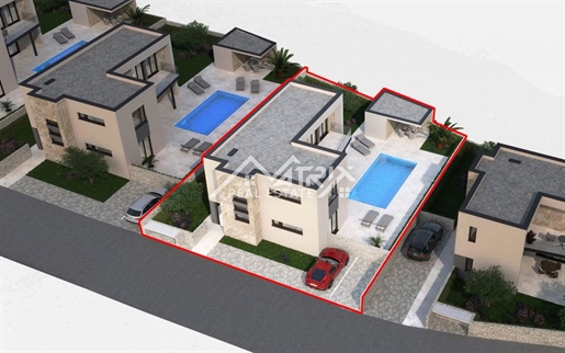 Luxury villa with pool near Vodnjan, Brijuni view