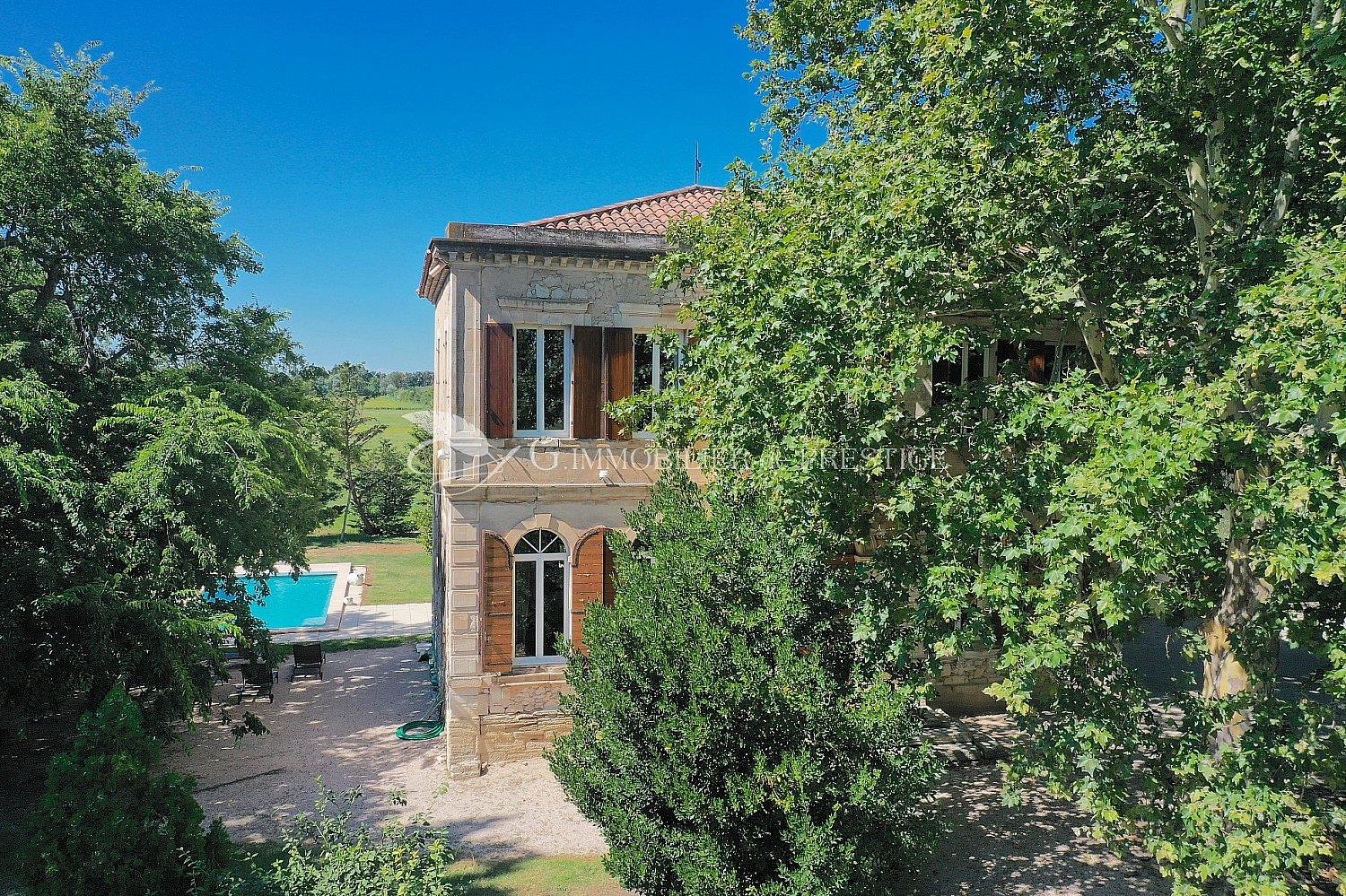 On The Outskirts Of Avignon, An Elegant Castle