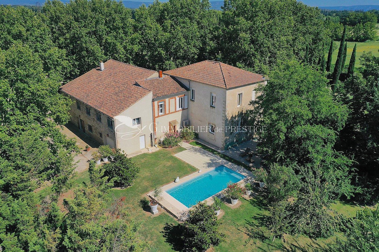 On The Outskirts Of Avignon, An Elegant Castle