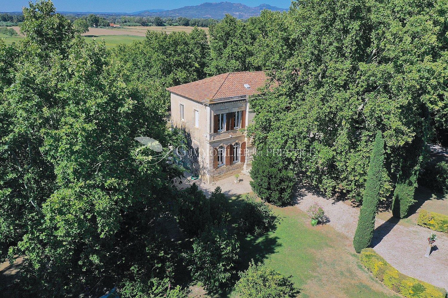 On The Outskirts Of Avignon, An Elegant Castle