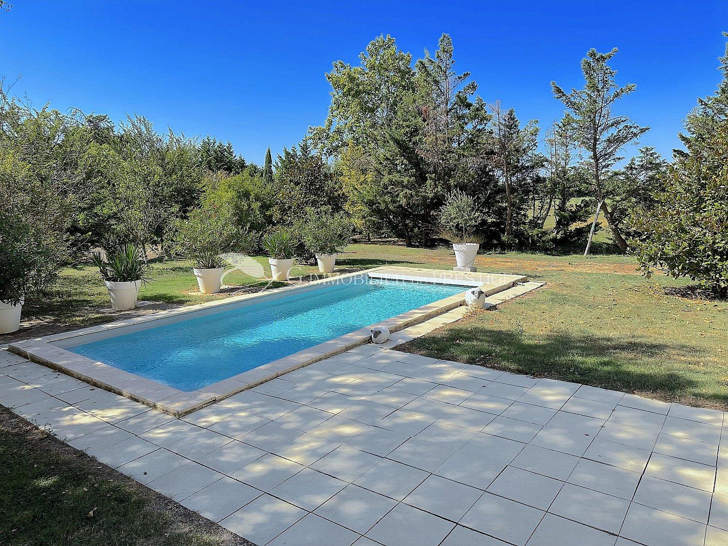 On The Outskirts Of Avignon, An Elegant Castle