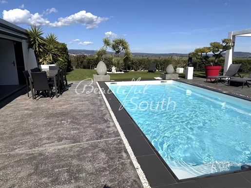 Moderne Villa mit Pool und Aussicht, La Redorte
