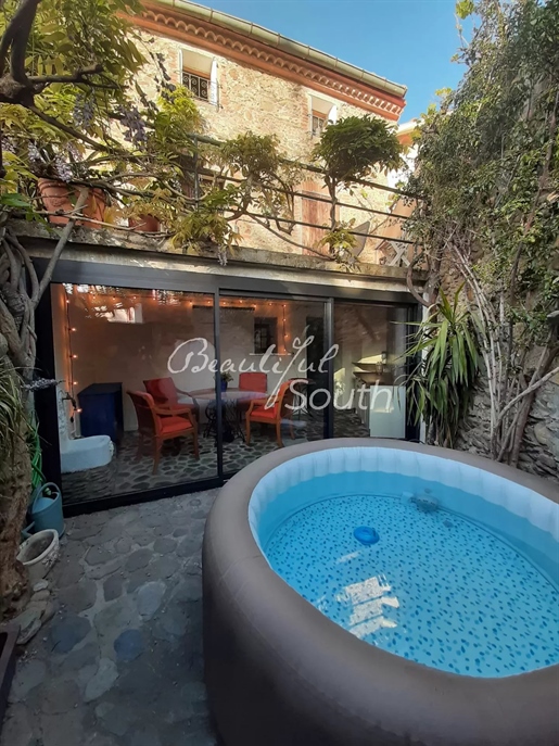 Village House With Courtyard, Terrace And Views, Corbere