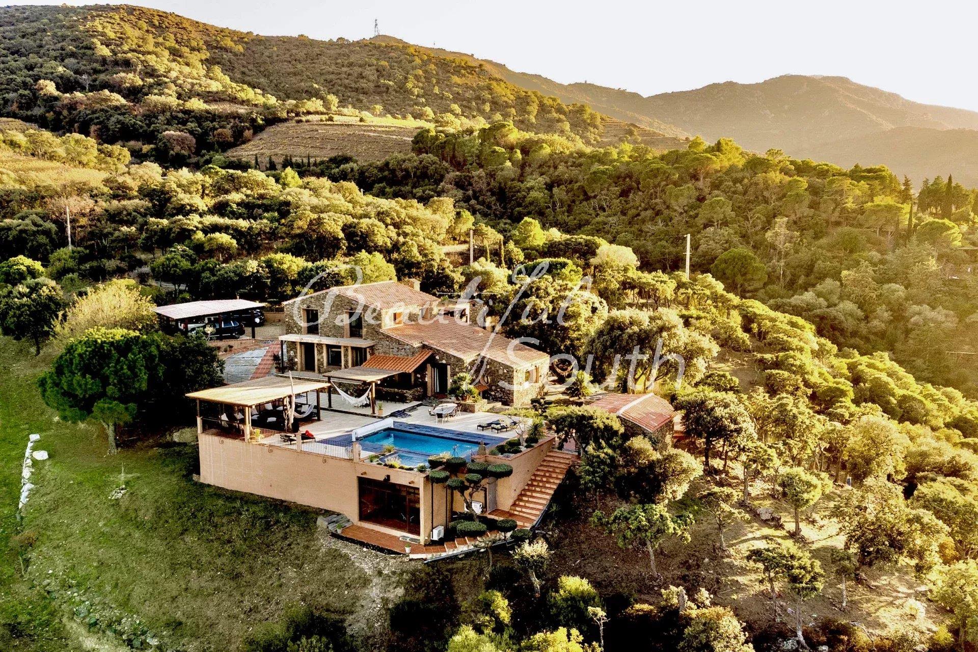 Outstanding Property, Panoramic Sea + Mountain Views, Banyuls Sur Mer