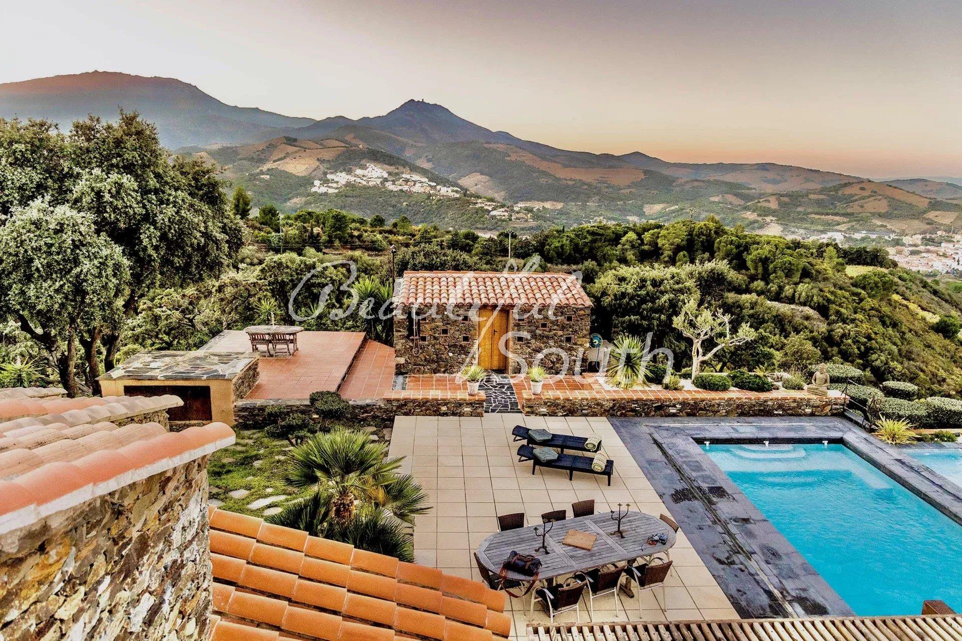 Outstanding Property, Panoramic Sea + Mountain Views, Banyuls Sur Mer