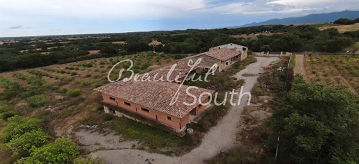 Stone Farmhouse And Professional Premises, Partly Constructed, Perpignan