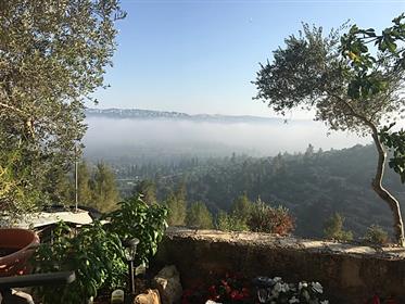 For Sale in Jerusalem in the Ein Karem Neighborhood a Romantic House with the Best Area View