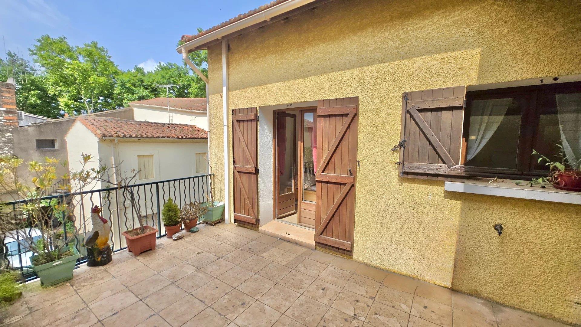 Charming 3-Bedroom Apartment with Large Terrace in the Heart of the South of France